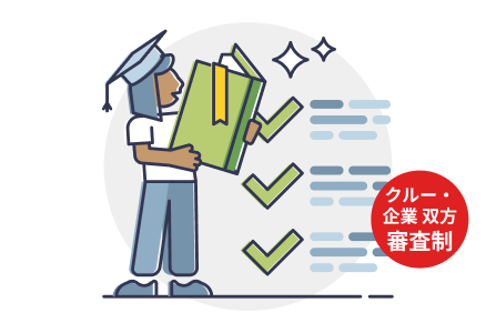 クルー・企業 双方審査制